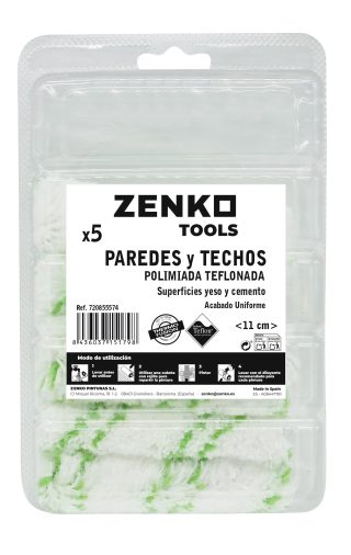 RECAMBIO MINI RODILLO PAREDES Y TECHOS TEFLON