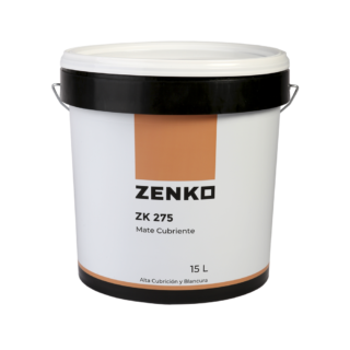 PINTURA PLÁSTICA MATE CUBRIENTE ZK 275
