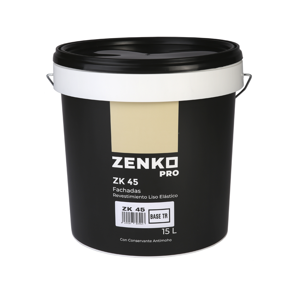 REVESTIMIENTO LISO ELÁSTICO FACHADAS ZK 45